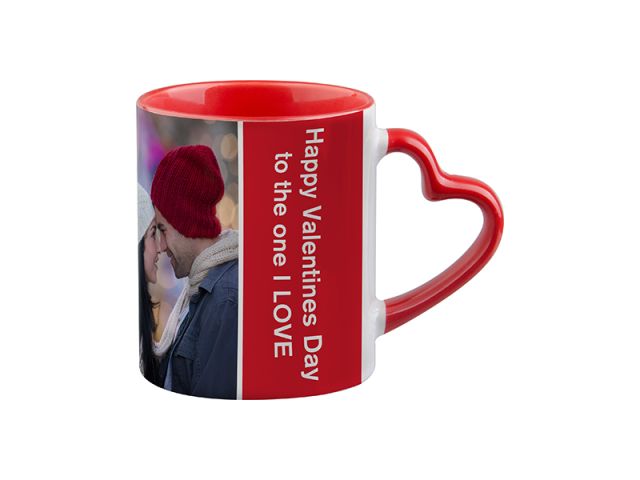 Heart Handle Color Mug