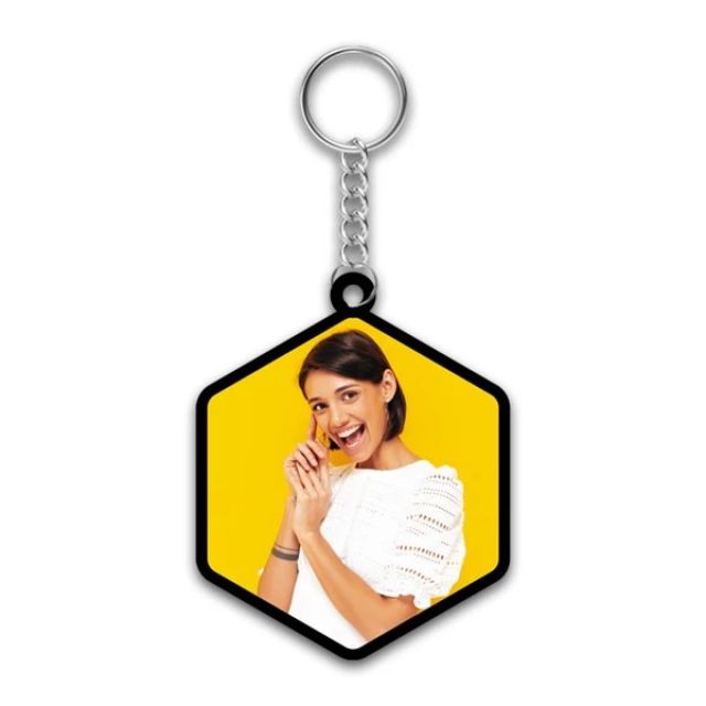 Customized Photo Keychain KM4